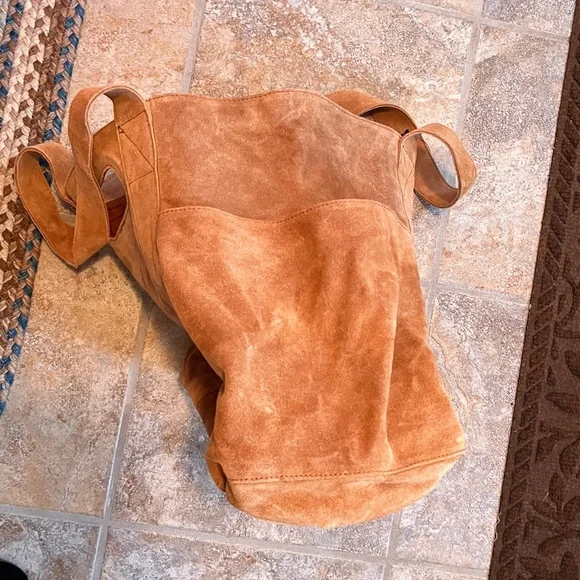 Free People Suede Caravan Tote NWT